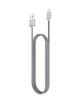 Купить Кабель USB Lightning 8Pin HOCO UPF01 Metal MFI серый оптом, в розницу в ОРЦ Компаньон