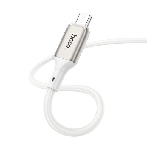 Кабель USB-Micro USB HOCO X66 Howdy 2.4A 1.0м белый оптом, в розницу Центр Компаньон фото 3