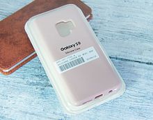 Чехол-накладка для Samsung G960F S9 SILICONE CASE закрытый светло-розовый (18) - фото