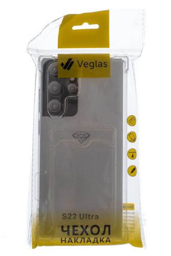 Чехол-накладка для Samsung S908B S22 Ultra VEGLAS Air Pocket прозрачный оптом, в розницу Центр Компаньон фото 4