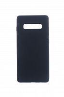 Чехол-накладка для Samsung G975F S10 Plus SILICONE CASE NL OP закрытый черный (3) - фото