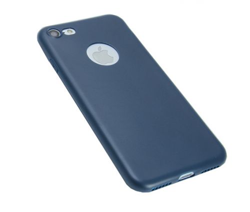 Чехол-накладка для iPhone 7/8/SE FASHION TPU матовый синий - оптовая продажа фото 3 Чехол-накладка для iPhone 7/8/SE FASHION TPU матовый синий - фото фото 3