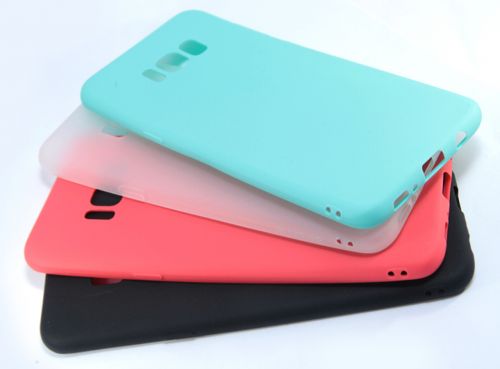Чехол-накладка для Samsung G955 S8 Plus FASHION TPU матовый б/отв черный - фото фото 3