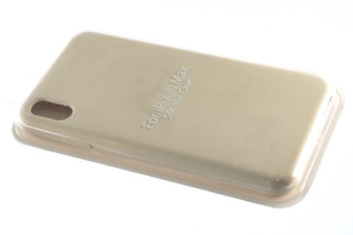 Чехол-накладка для iPhone XS Max VEGLAS SILICONE CASE NL кремовый (11) оптом, в розницу Центр Компаньон фото 2