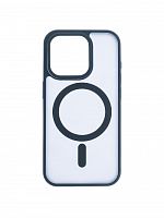 Чехол-накладка для iPhone 15 Pro VEGLAS Fog Magnetic темно-синий - фото