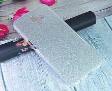 Чехол-накладка для Samsung J610F J6+ 2018 JZZS Shinny 3в1 TPU серебро - фото