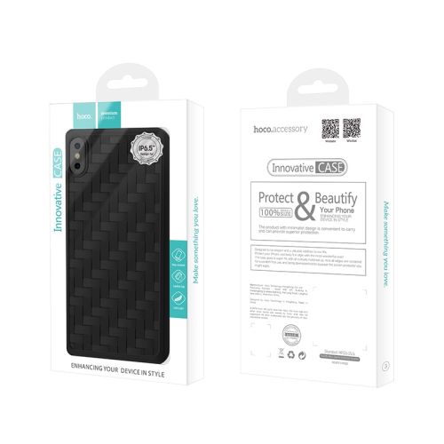 Чехол-накладка для iPhone XS Max HOCO TRACERY TPU черная оптом, в розницу Центр Компаньон фото 2