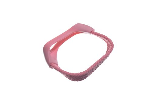 Ремешок для Xiaomi Band 5/6 Solo Loop плетеный розовый размер 150mm оптом, в розницу Центр Компаньон фото 2
