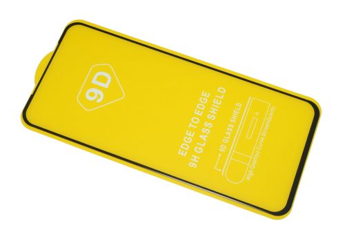 Защитное стекло для HUAWEI P40 Lite E FULL GLUE (желтая основа) картон черный - фото фото 3