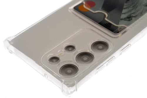 Чехол-накладка для Samsung S918B S23 Ultra VEGLAS Air Pocket прозрачный оптом, в розницу Центр Компаньон фото 3