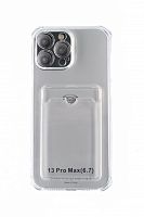 Чехол-накладка для iPhone 13 Pro Max VEGLAS Air Pocket прозрачный - фото