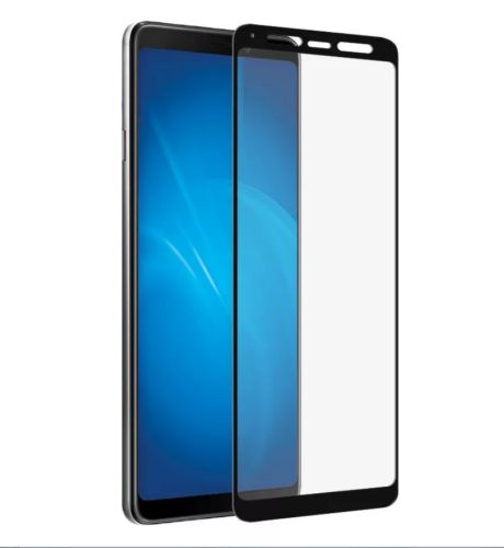 Защитное стекло для Samsung A920F A9 2018 FULL GLUE коробка черный оптом, в розницу Центр Компаньон