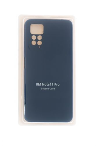 Чехол-накладка для XIAOMI Redmi Note 11 Pro SILICONE CASE NL закрытый темно-синий (8) оптом, в розницу Центр Компаньон