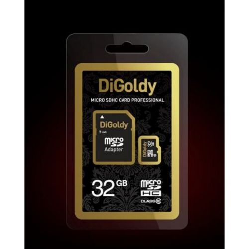 Карта памяти MicroSD 32 Gb Класс 10 DiGoldy адаптер - оптовая продажа Карта памяти MicroSD 32 Gb Класс 10 DiGoldy адаптер - фото