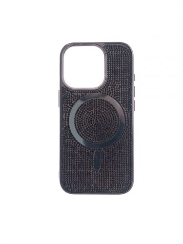 Чехол-накладка для iPhone 16 Pro VEGLAS Diamond Magnetic черный - фото