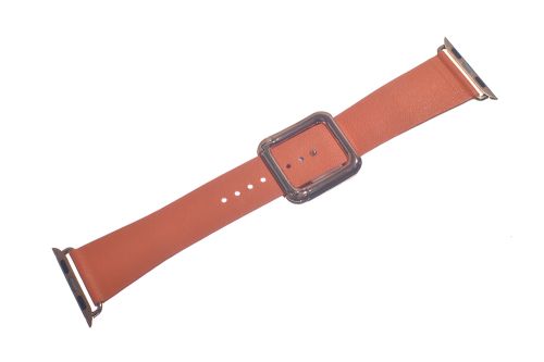 Ремешок для Apple Watch Square buckle 38/40/41mm оранжевый оптом, в розницу Центр Компаньон фото 2