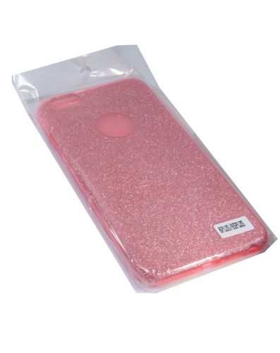 Чехол-накладка для iPhone 6/6S Plus  JZZS Shinny 3в1 TPU розовая оптом, в розницу Центр Компаньон фото 2