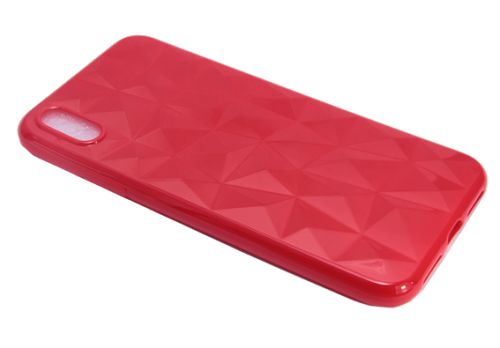 Чехол-накладка для iPhone X/XS JZZS Diamond TPU красная оптом, в розницу Центр Компаньон фото 3