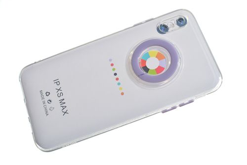 Чехол-накладка для iPhone XS Max NEW RING TPU сиреневый оптом, в розницу Центр Компаньон фото 3