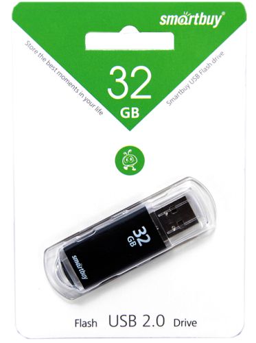 USB флэш карта 32 Gb USB 2.0 Smart Buy V-Cut черный оптом, в розницу Центр Компаньон фото 3