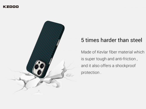 Чехол-накладка для iPhone 16 Pro Max K-DOO Keivlar коричневый - оптовая продажа фото 2 Чехол-накладка для iPhone 16 Pro Max K-DOO Keivlar коричневый - фото фото 2