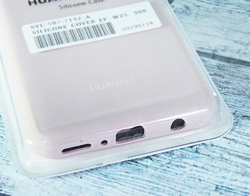 Чехол-накладка для HUAWEI Y9 2018 SILICONE CASE закрытый светло-розовый - оптовая продажа фото 2 Чехол-накладка для HUAWEI Y9 2018 SILICONE CASE закрытый светло-розовый - фото фото 2