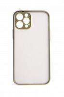 Чехол-накладка для iPhone 12 Pro VEGLAS Fog оливковый - фото