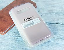Купить Чехол-накладка для Samsung G973 S10 SILICONE CASE закрытый светло-розовый (18) оптом, в розницу в ОРЦ Компаньон