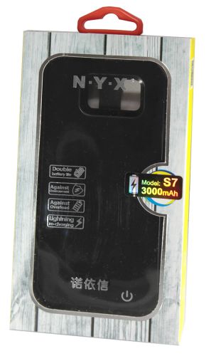 Внешний АКБ чехол для SAMSUNG S7 NYX 3000mAh черный оптом, в розницу Центр Компаньон фото 3