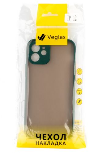 Чехол-накладка для iPhone 12 VEGLAS Fog зеленый - оптовая продажа фото 3 Чехол-накладка для iPhone 12 VEGLAS Fog зеленый - фото фото 3