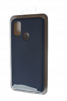 Чехол-накладка для Samsung M307F M30s SILICONE CASE закрытый темно-синий (8) - фото