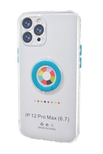 Чехол-накладка для iPhone 12 Pro Max NEW RING TPU голубой оптом, в розницу Центр Компаньон фото 2