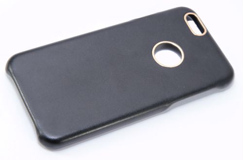 Чехол-накладка для iPhone 6/6S Plus  AiMee КОЖА Золотые вставки черный оптом, в розницу Центр Компаньон фото 3