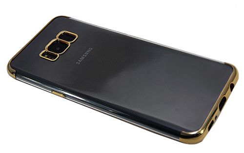 Чехол-накладка для Samsung G955H S8 Plus ELECTROPLATED TPU золото оптом, в розницу Центр Компаньон фото 3