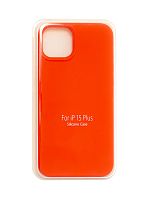 Купить Чехол-накладка для iPhone 15 Plus VEGLAS SILICONE CASE NL закрытый оранжевый (13) оптом, в розницу в ОРЦ Компаньон
