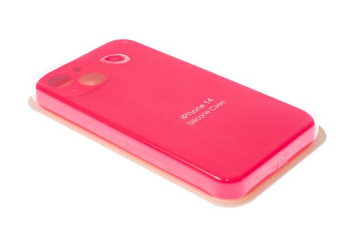 Чехол-накладка для iPhone 14 SILICONE CASE Защита камеры глубокий розовый (47) оптом, в розницу Центр Компаньон фото 2