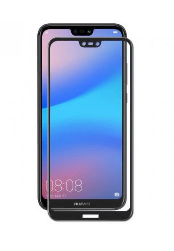 Защитное стекло для HUAWEI P20 Lite FULL GLUE пакет черный - фото
