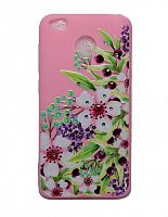 Купить Чехол-накладка для XIAOMI Redmi 4X FASHION Розовое TPU стразы Вид 4 оптом, в розницу в ОРЦ Компаньон
