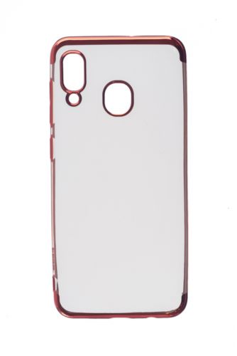 Чехол-накладка для Samsung A305F A30/A205F A20 ELECTROPLATED TPU DOKA красный - оптовая продажа Чехол-накладка для Samsung A305F A30/A205F A20 ELECTROPLATED TPU DOKA красный - фото
