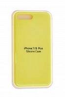 Чехол-накладка для iPhone 7/8 Plus SILICONE CASE ярко-желтый (32) - фото