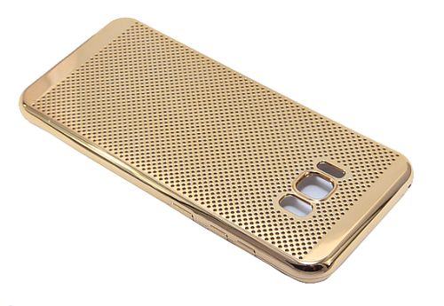 Чехол-накладка для Samsung G955H S8 Plus C-CASE РАМКА перфор TPU золото оптом, в розницу Центр Компаньон фото 3