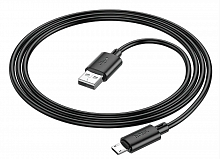 Купить Кабель USB-Micro USB HOCO X88 Gratified 2.4A 1.0м черный оптом, в розницу в ОРЦ Компаньон