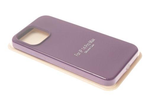 Чехол-накладка для iPhone 14 Pro Max VEGLAS SILICONE CASE NL закрытый фиолетовый (45) оптом, в розницу Центр Компаньон фото 2