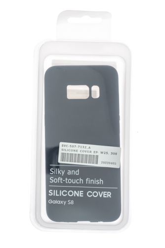 Чехол-накладка для Samsung G950F S8 SILICONE CASE OP закрытый черный (3) оптом, в розницу Центр Компаньон фото 4