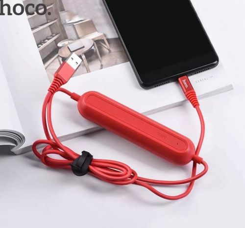 Кабель USB Lightning 8Pin HOCO U22 U Be Аккумулятор 2000mAh Красный оптом, в розницу Центр Компаньон фото 3