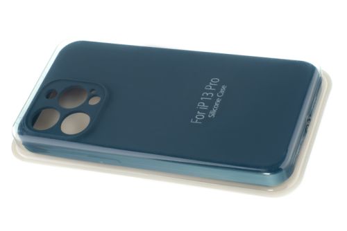 Чехол-накладка для iPhone 13 Pro VEGLAS SILICONE CASE NL Защита камеры темно-синий (8) оптом, в розницу Центр Компаньон фото 2