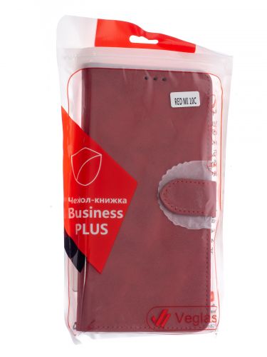 Чехол-книжка для XIAOMI Redmi 10C VEGLAS BUSINESS PLUS красный - оптовая продажа фото 5 Чехол-книжка для XIAOMI Redmi 10C VEGLAS BUSINESS PLUS красный - фото фото 5