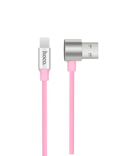 Кабель USB 2в1 MicroUSB-Lightning 8Pin HOCO U18 розовый оптом, в розницу Центр Компаньон фото 3