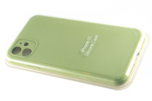 Чехол-накладка для iPhone 11 SILICONE CASE Защита камеры оливковый (1) оптом, в розницу Центр Компаньон фото 2