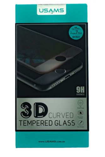 Защитное стекло для iPhone 7/8 Plus 3D Full Coverage USAMS US-BH342 черный - фото фото 4